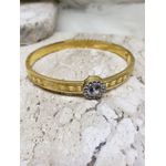 Bracelete Labirinto com Strass e Fecho