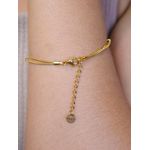 Pulseira dupla cubos de aço