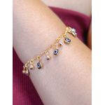 Pulseira Olhos Gregos e Strass