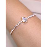Pulseira gota zircônia