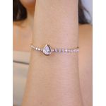 Pulseira gota zircônia