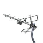 Kit Antena Digital Yagi com Mastro e Cabo 10m