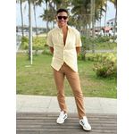 Calça Social Com Bolso Faca Linho REF:210491