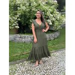 Vestido Max Com Elástico Crepe 3 Marias REF:411120