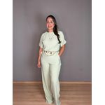 Conjunto Acetinado Com Calça REF:XB21051