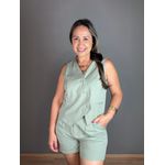 Conjunto Colete Com Shorts Viscose REF:QL26021