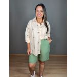 Camisa Com Bordado Tricoline REF:L23047