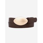 Cinto Fivela Oval Dourada Fosca REF:OYGN171