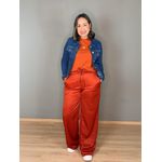 Calça Com Elástico Pantalona Com Bolso REF:C0200