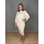 Conjunto Modal Vestido Com Blusa REF:HZ199