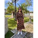 Vestido Midi Com Babado REF:710102