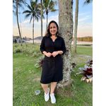 Chemise Midi Viscose Com Faixa REF:730313