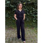 Blusa Crepe Gola V REF:710004