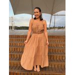 Vestido Alcinha Longo 3 Marias Crepe REF:411226