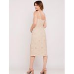 Vestido Alcinha Midi Lese Com Fenda REF:810135