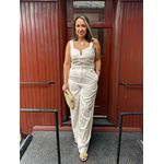 Conjunto Alcinha Pantalona Linho Com Detalhe REF:YX1337