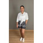 Shorts Com Elástico Curto Boho REF:F355