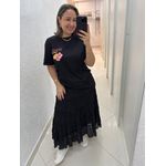 Saia Com Elástico Max Babados REF:LF27005