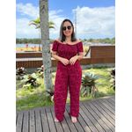 Macacão Estampado Ciganinha Com Elastec REF:810077