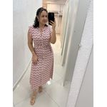 Chemise Estampada Midi Viscose REF:810066