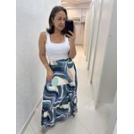 Saia Estampada Com Elástico Longa 3 Marias REF:3238