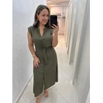 Chemise Midi Viscose Com Faixa REF:231569