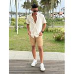 Bermuda Curta Com Bolso Faca Viscolinho REF:12089