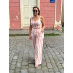 Conjunto Alcinha Calça Com Top Listrado REF:CJ0532