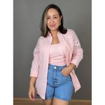 Conjunto Camisa Com Top Com Renda REF:B17068