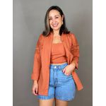 Conjunto Camisa Com Top Com Renda REF:B17068