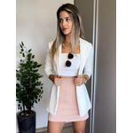 Blazer Longo Ju Branco
