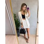Blazer Longo Ju Branco