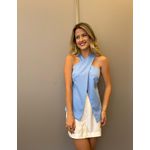 BLUSA TRANSPASSADA AZUL