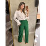 Pantalona de Linho Verde