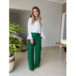 Pantalona de Linho Verde