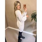 Cardigan Tricô Branco