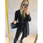 Casaco Suede Preto