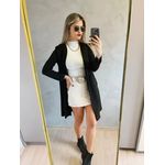 Casaco Suede Preto