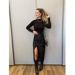 SAIA MIDI PAETÊ PRETO