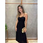 VESTIDO MIDI OLIVIA PRETO