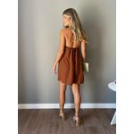 VESTIDO HELÔ MARROM