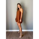 VESTIDO HELÔ MARROM