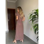 VESTIDO PAOLA MARROM