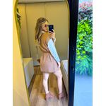 VESTIDO TRICÔ CARAMELO