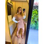 VESTIDO TRICÔ CARAMELO