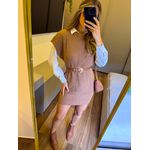 VESTIDO TRICÔ CARAMELO