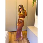 CONJUNTO FABRICIA MARROM