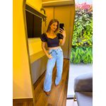 CROPPED MEL PRETO
