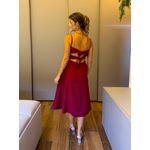 VESTIDO MIDI OLIVIA VINHO