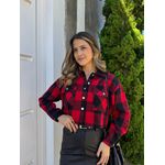 JAQUETA XADREZ VERMELHO